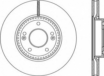 OPEN PARTS bdr235120 -  Тормозной диск